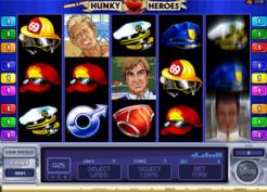 Play Sneak a Peek Hunky Heroes Slots now!